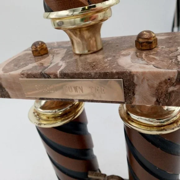 1973 Horse Show Trophy Rose Hill Kansas Vintage Collectible Statue Horseshoe - Picture 11 of 16